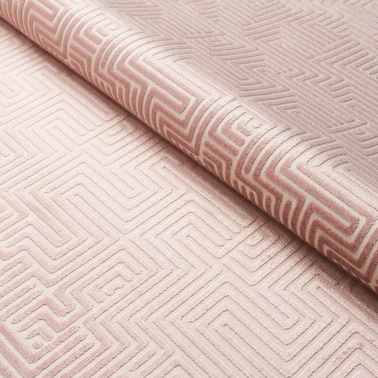 Schumacher 72956 Lisboa Velvet Mauve fabric swatch