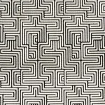 Schumacher 72952 Lisboa Velvet Obsidian fabric swatch