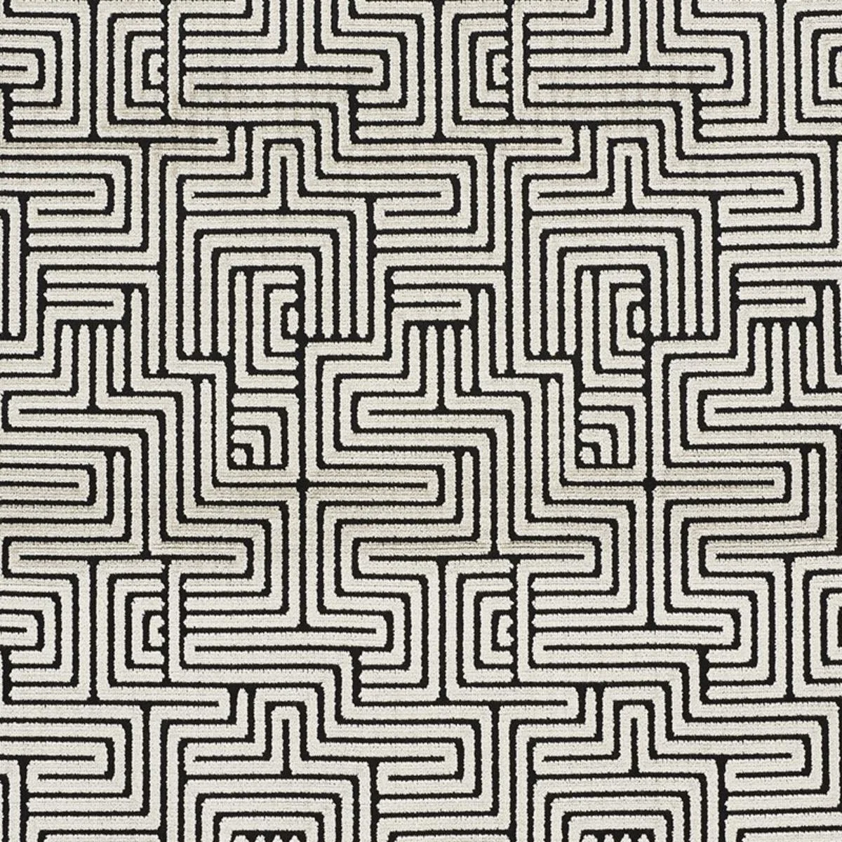 Schumacher 72952 Lisboa Velvet Obsidian fabric swatch