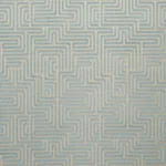Schumacher 72954 Lisboa Velvet Sky fabric swatch
