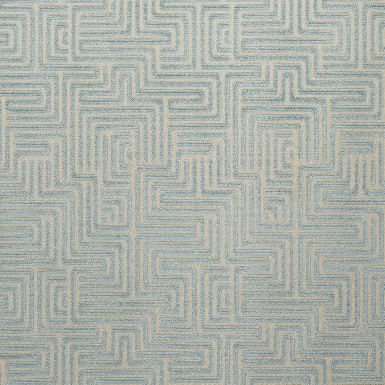Schumacher 72954 Lisboa Velvet Sky fabric swatch