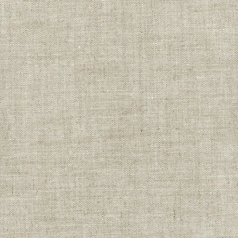 Schumacher 62010 Lismore Linen Plain Natural fabric swatch