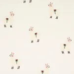 Schumacher 81490 Llama Embroidery Multi fabric swatch