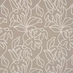 Schumacher 84410 Lola Embroidery Flax fabric swatch