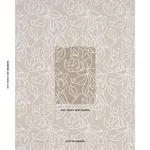 Schumacher 84410 Lola Embroidery Flax fabric swatch