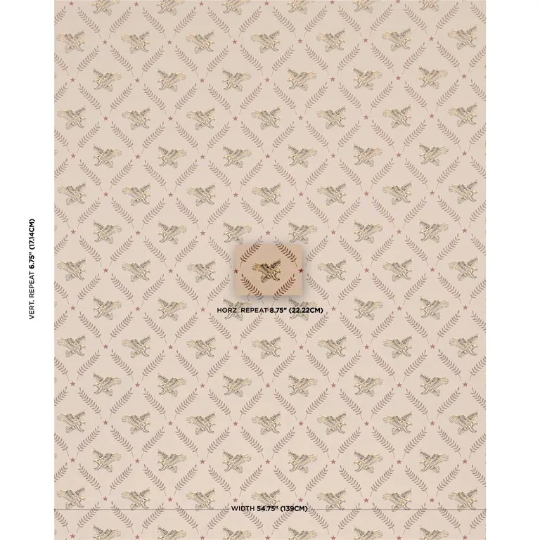 Schumacher 86620 Lolaire Document fabric swatch