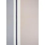 Schumacher 79660 Lolland Linen Stripe Grey & Sand fabric swatch