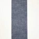 Schumacher 79660 Lolland Linen Stripe Grey & Sand fabric swatch