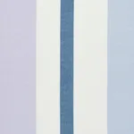 Schumacher 79661 Lolland Linen Stripe Lilac & Blue fabric swatch