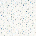 Schumacher 181931 Lolly Floral Blues fabric swatch