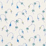 Schumacher 181931 Lolly Floral Blues fabric swatch
