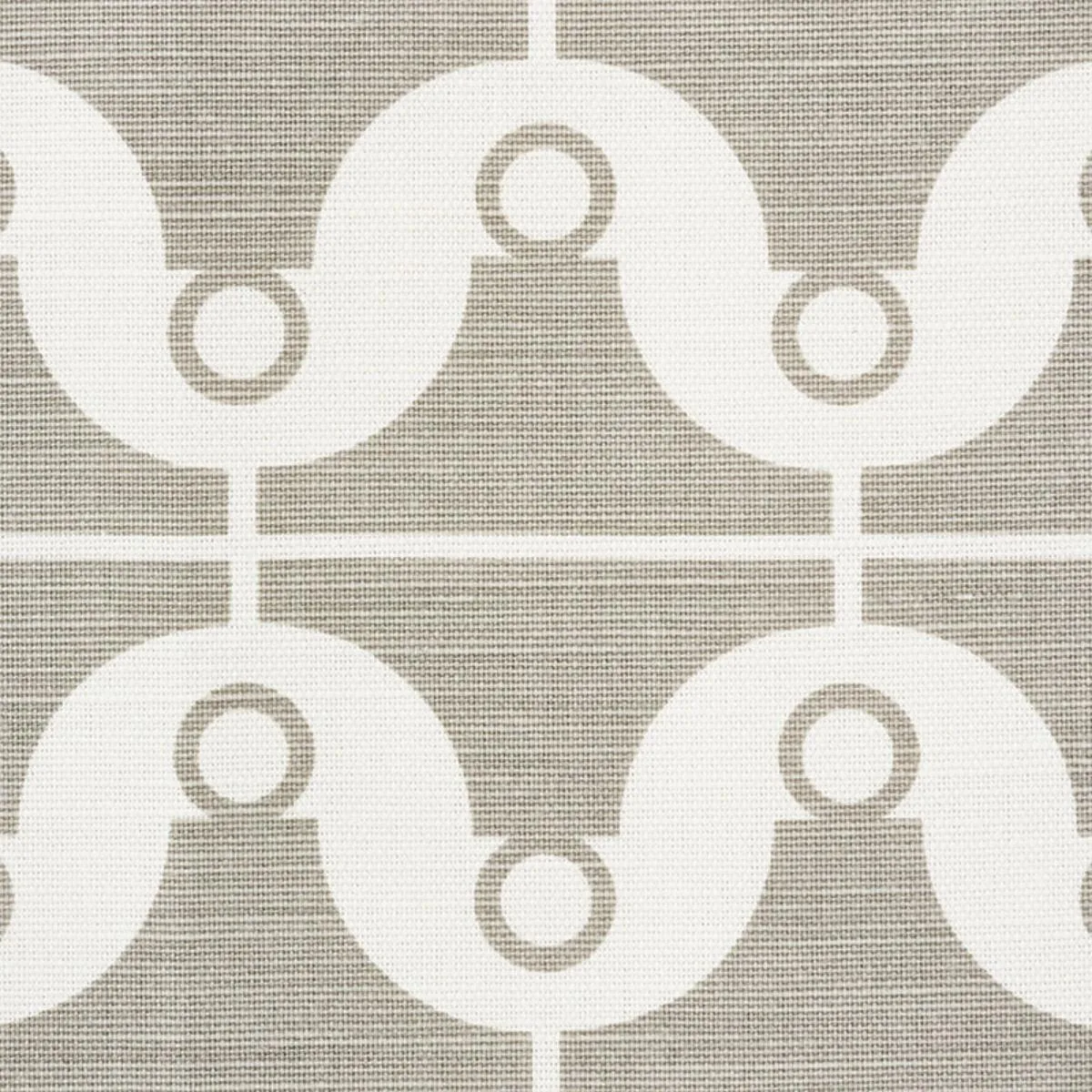 Schumacher 177131 London Bridge Taupe fabric swatch