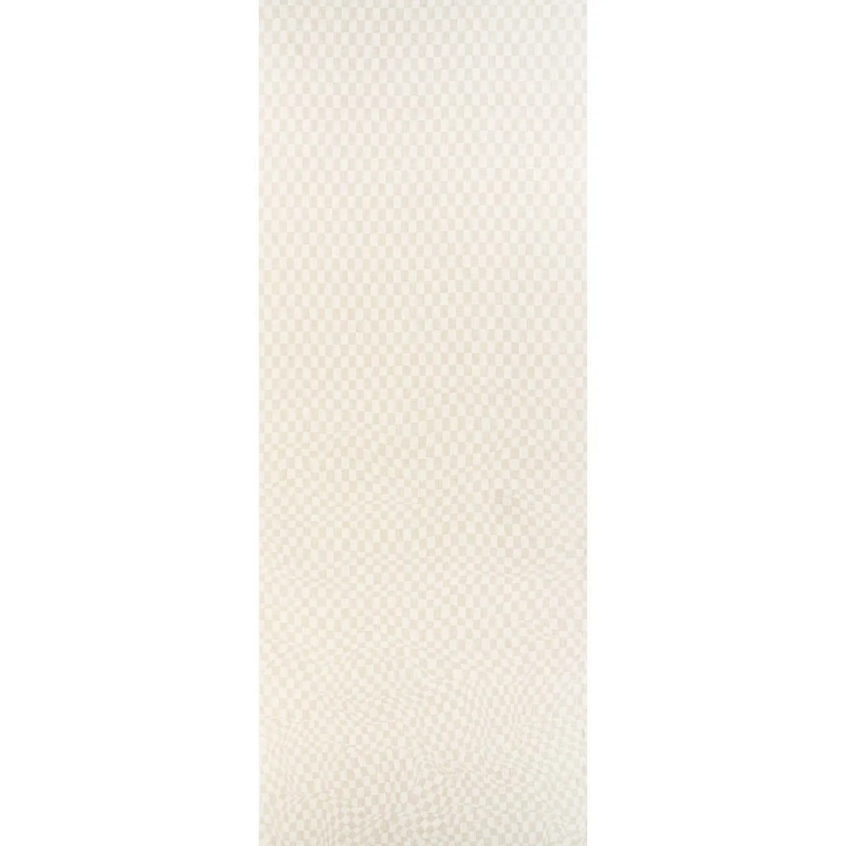 Schumacher 180330 Loose Check Light Neutral fabric swatch