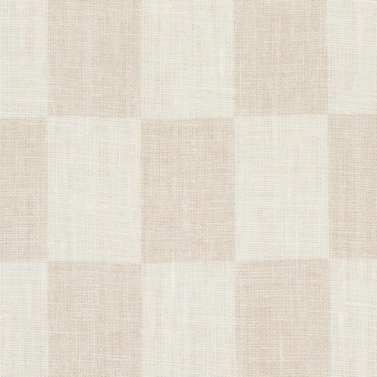 Schumacher 180330 Loose Check Light Neutral fabric swatch