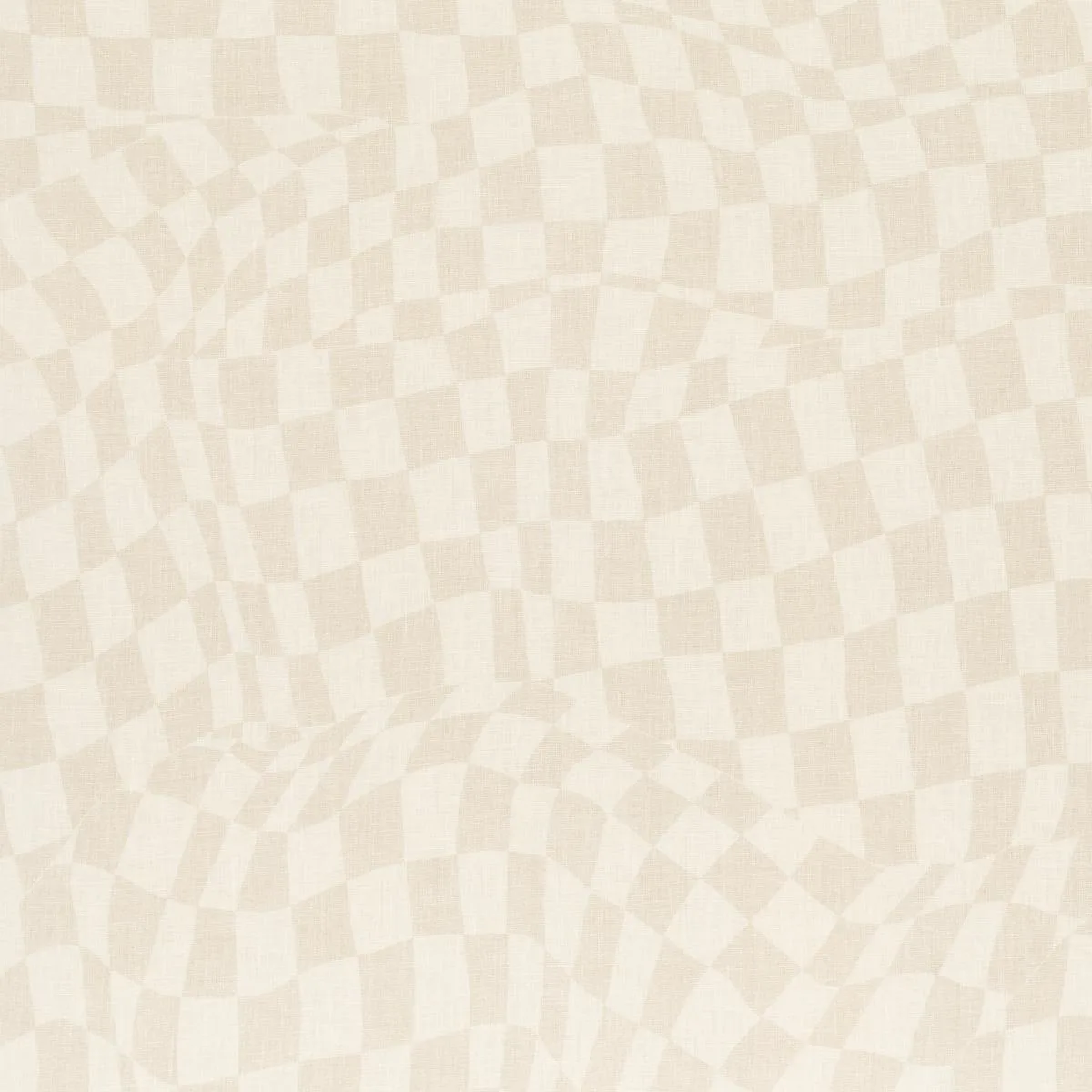 Schumacher 180330 Loose Check Light Neutral fabric swatch