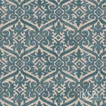 Schumacher RF901CS57 Loredan Peacock fabric swatch