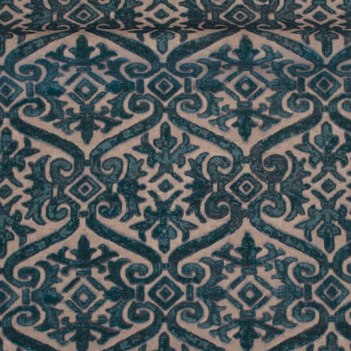 Schumacher RF901CS57 Loredan Peacock fabric swatch