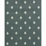 Schumacher 64721 Lorenzo Embroidery Midnight fabric swatch