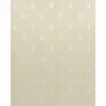Schumacher 64723 Lorenzo Embroidery Natural fabric swatch