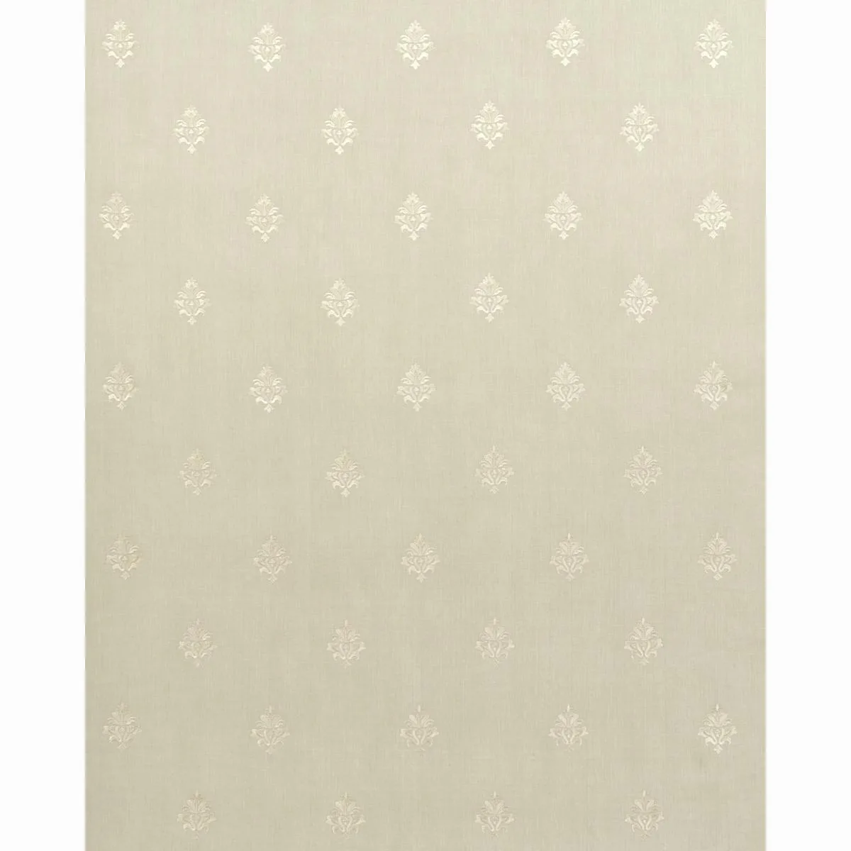 Schumacher 64723 Lorenzo Embroidery Natural fabric swatch