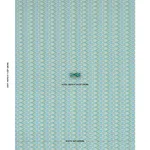 Schumacher 81470 Lorikeet Embroidery Peacock fabric swatch