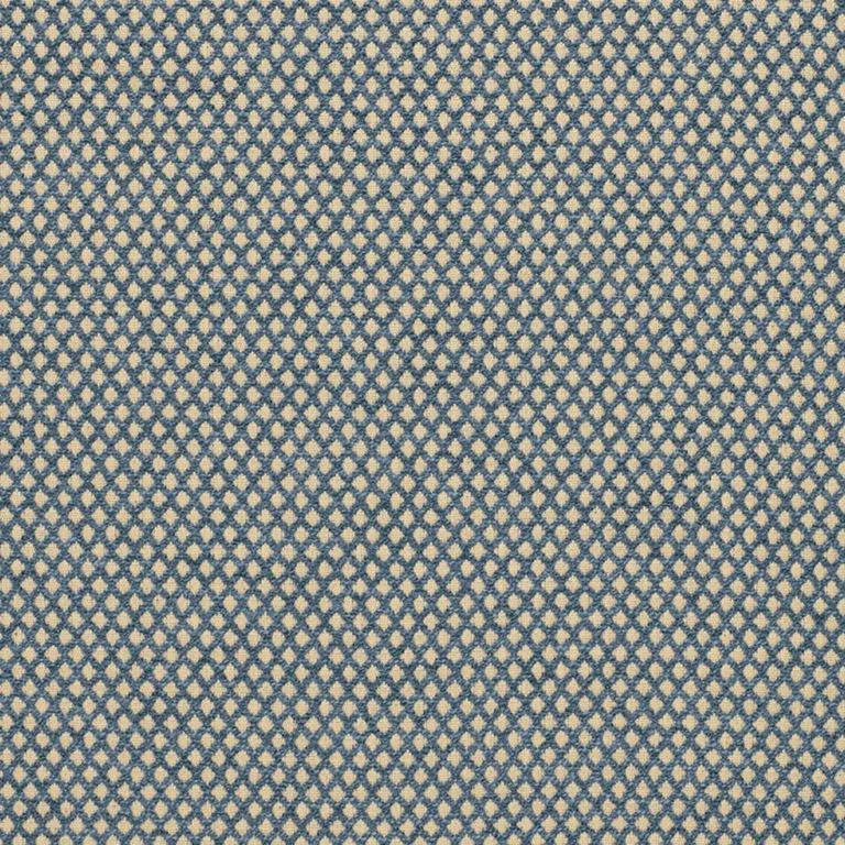 Schumacher 94851 Losange Bouclé Prussian fabric swatch