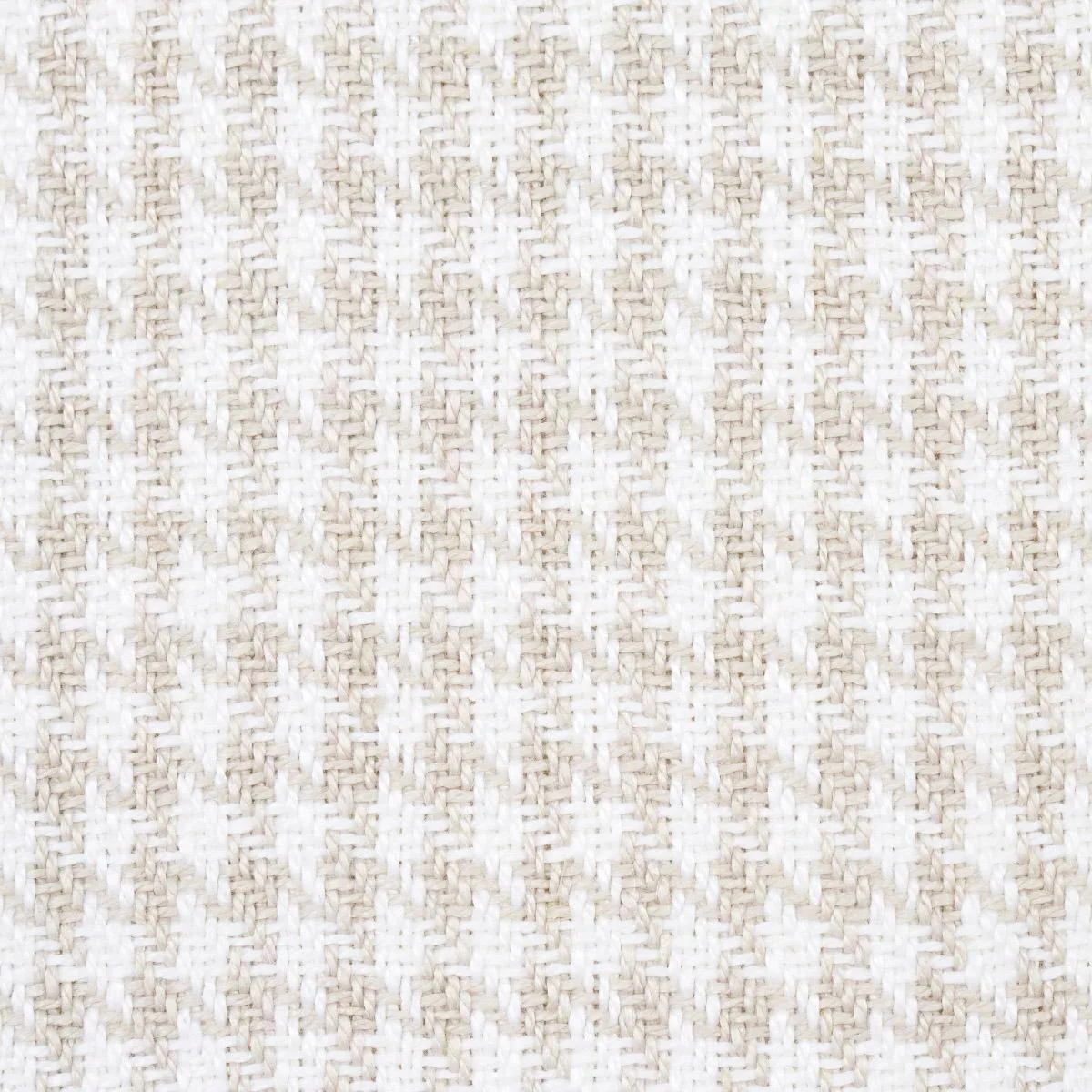 Schumacher 83340 Lotti Linen Houndstooth Grey fabric swatch