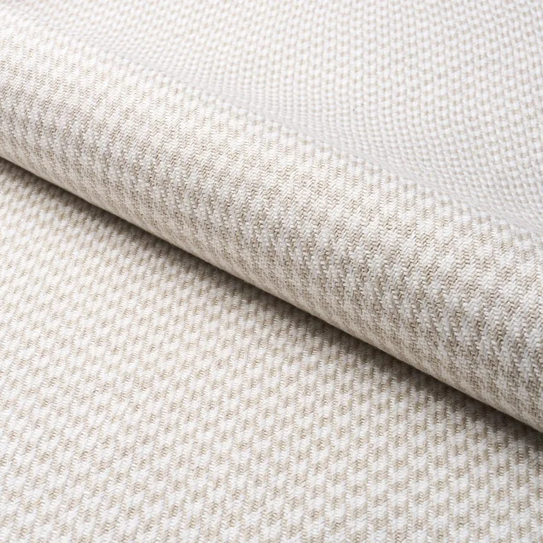 Schumacher 83340 Lotti Linen Houndstooth Grey fabric swatch