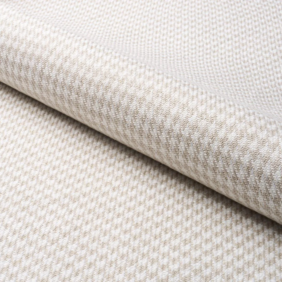 Schumacher 83340 Lotti Linen Houndstooth Grey fabric swatch