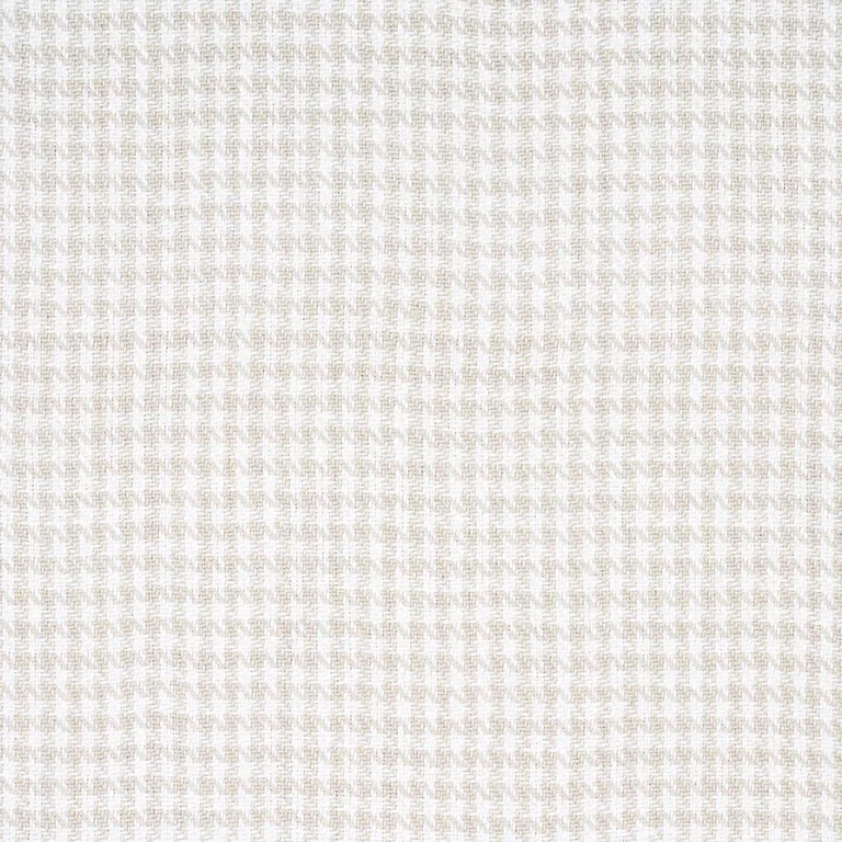 Schumacher 83340 Lotti Linen Houndstooth Grey fabric swatch
