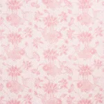 Schumacher 177792 Lotus Batik Pink fabric swatch