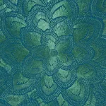 Schumacher 78342 Lotus Embroidery Jade fabric swatch