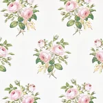 Schumacher 179631 Loudon Rose Blush fabric swatch