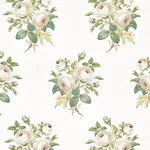 Schumacher 179630 Loudon Rose Ivory fabric swatch