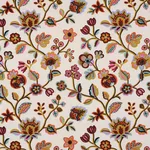 Schumacher 84750 Loulou Embroidery Jewel fabric swatch