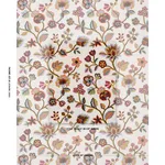 Schumacher 84750 Loulou Embroidery Jewel fabric swatch