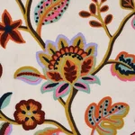 Schumacher 84750 Loulou Embroidery Jewel fabric swatch
