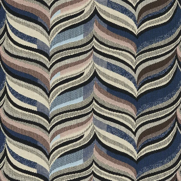 Schumacher 82731 Loulou Opal fabric swatch