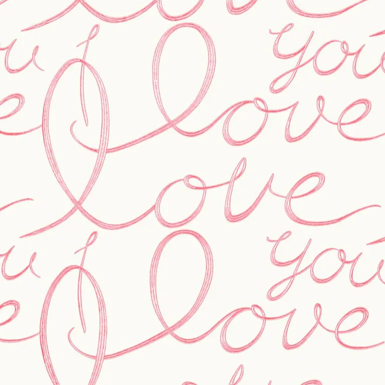 Schumacher 66202 Love Pink Lemonade fabric swatch