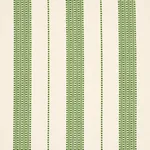 Schumacher 79093 Lubeck Stripe Green fabric swatch