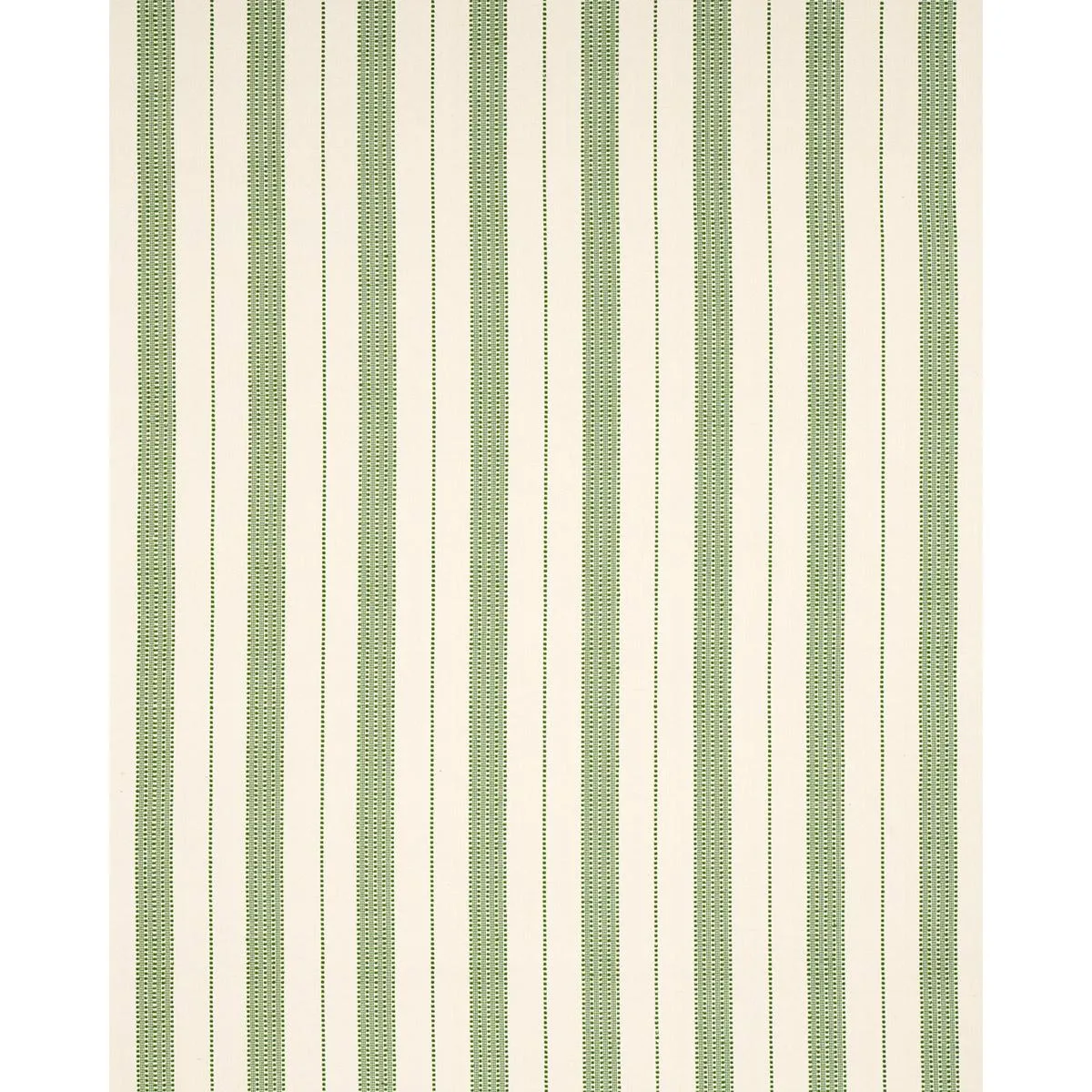 Schumacher 79093 Lubeck Stripe Green fabric swatch