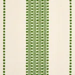 Schumacher 79093 Lubeck Stripe Green fabric swatch