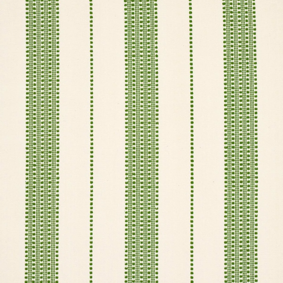 Schumacher 79093 Lubeck Stripe Green fabric swatch