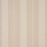 Schumacher 79091 Lubeck Stripe Natural fabric swatch