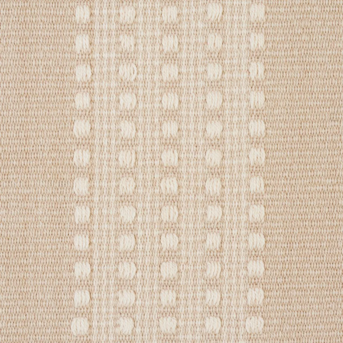 Schumacher 79091 Lubeck Stripe Natural fabric swatch