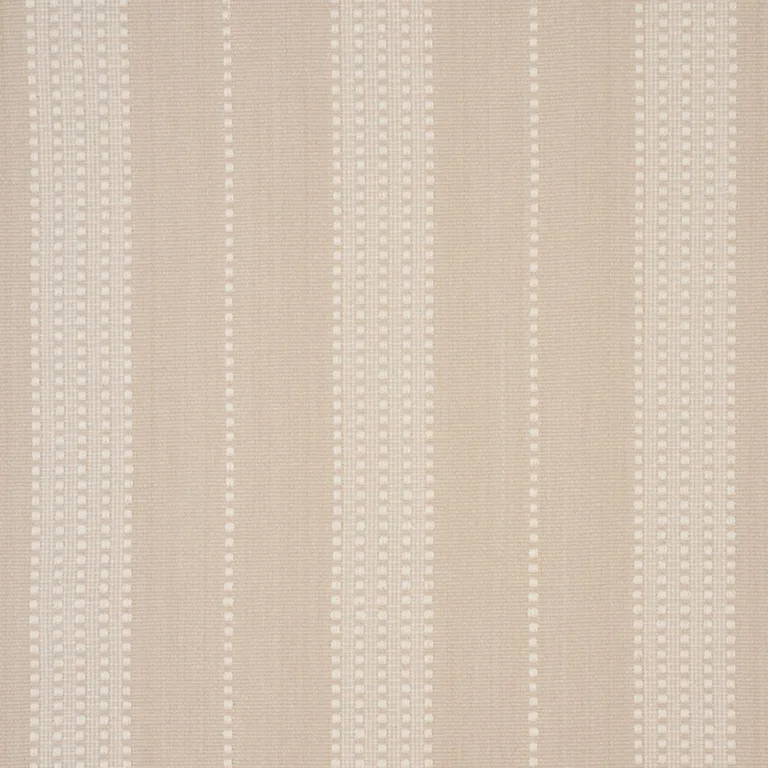 Schumacher 79091 Lubeck Stripe Natural fabric swatch