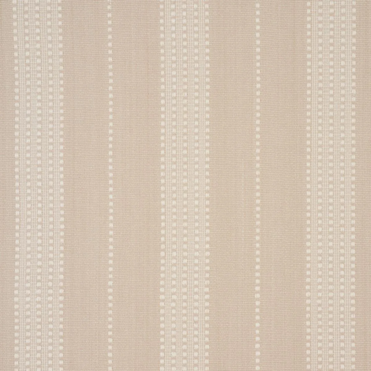 Schumacher 79091 Lubeck Stripe Natural fabric swatch