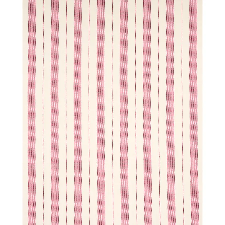 Schumacher 79095 Lubeck Stripe Pink fabric swatch