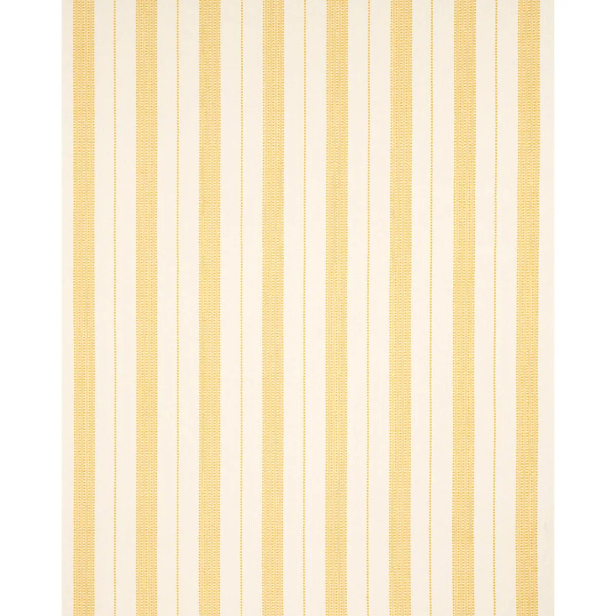 Schumacher 79096 Lubeck Stripe Yellow fabric swatch
