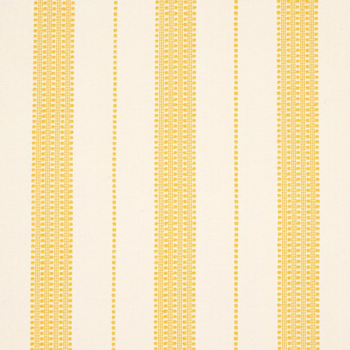 Schumacher 79096 Lubeck Stripe Yellow fabric swatch